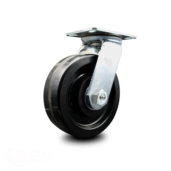 8 Inch Phenolic Wheel Heavy Duty Top Plate Swivel Caster